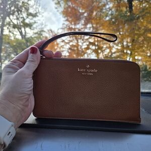 Kate Spade Brown Wristlet